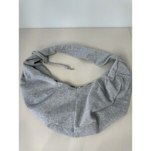 Tomkas Grey Dog Sling Dog Carrier Size M Comfortable Puppy Lined Plaid